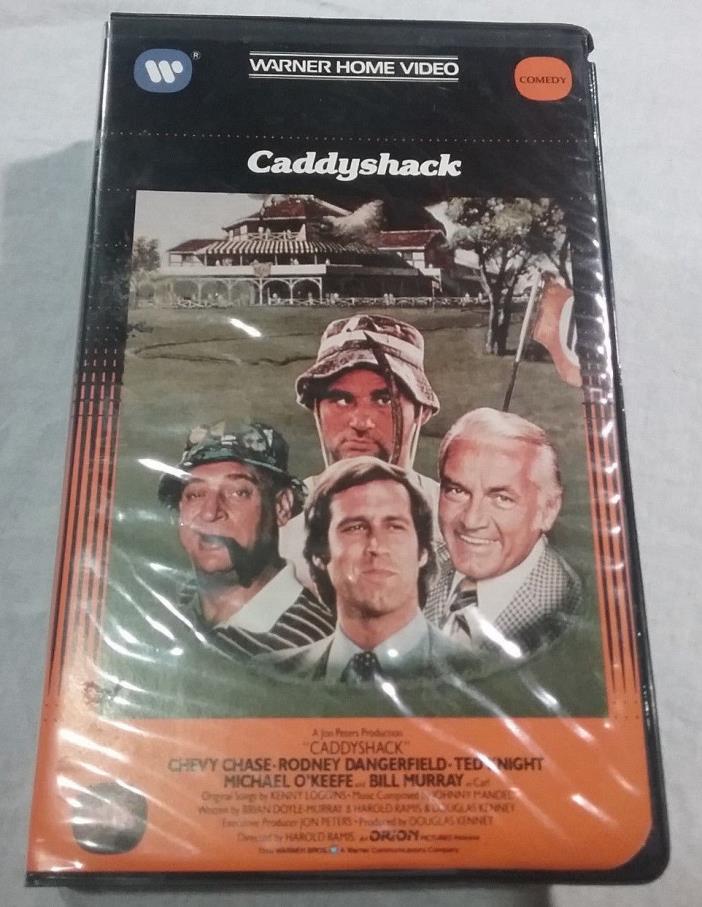 Caddyshack Warner Clam VHS 1980 Rodney Dangerfield Cult Comedy Golf Gopher R