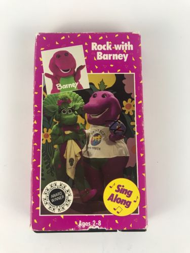 Barney and the Backyard Gang Rock With Barney VHS 1991