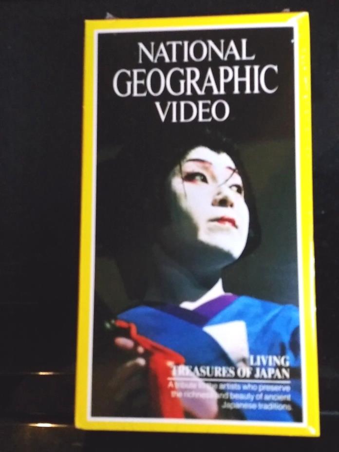 LIVING TREASURES OF JAPAN - NATIONAL GEOGRAPHIC SPECIAL VIDEO VHS NEW