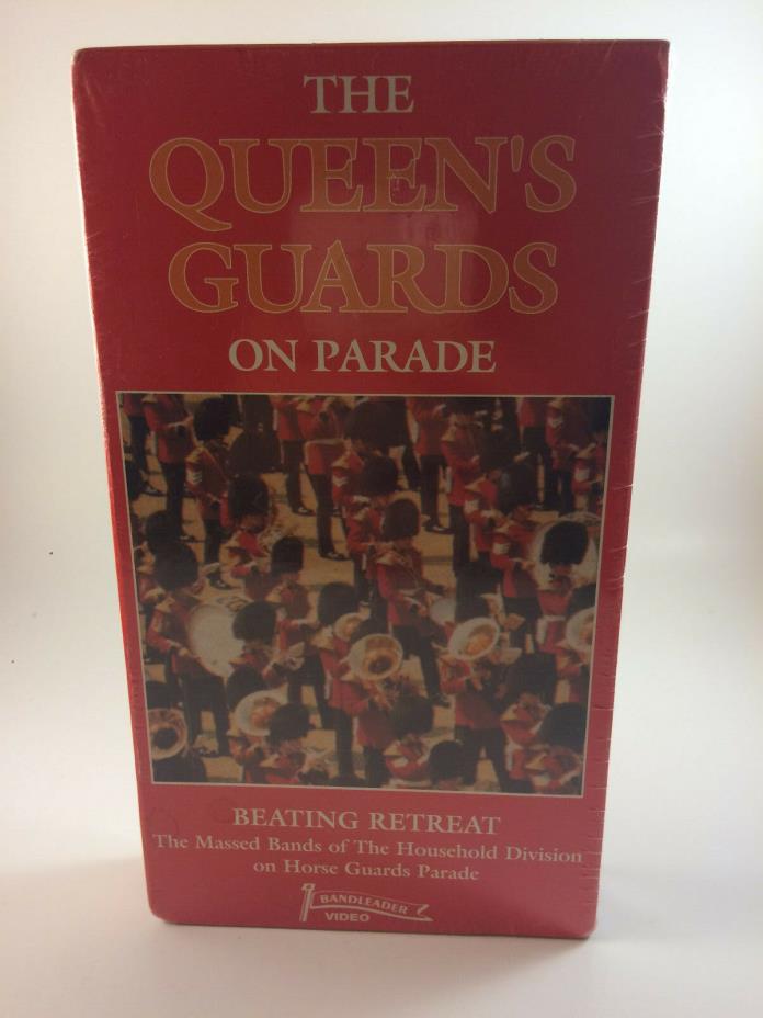 NEW The Queen's Guards On Parade Beating Retreat 1993 VHS Tape The Horse Guards