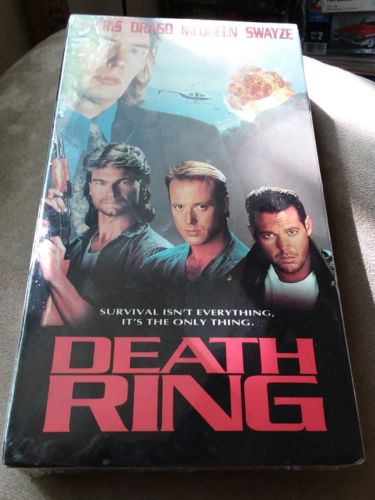 Death Ring VHS NEW SEALED 1993 McQueen Swayze Norris Drago ACTION
