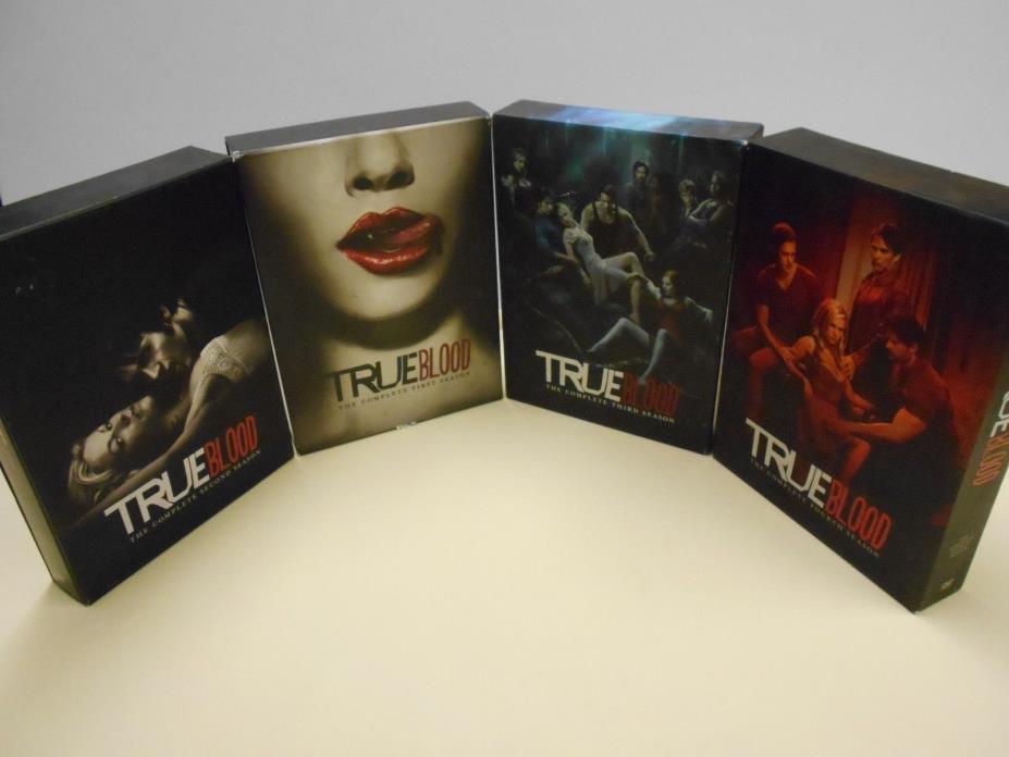 True Blood Season 1 - 4 Box Sets  DVDS HBO