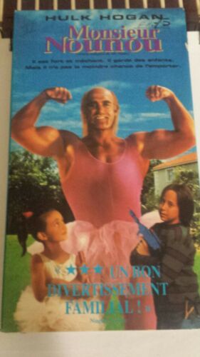 Hulk Hogan VHS movie Mr.Nanny 1993 French version Monsieur Nounou rare