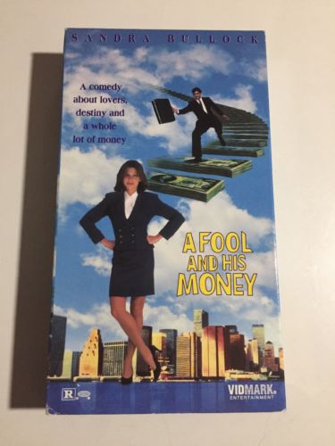 A Fool And His Money Movie VHS Tape Sandra Bullock Vidmark Entertainment 1994