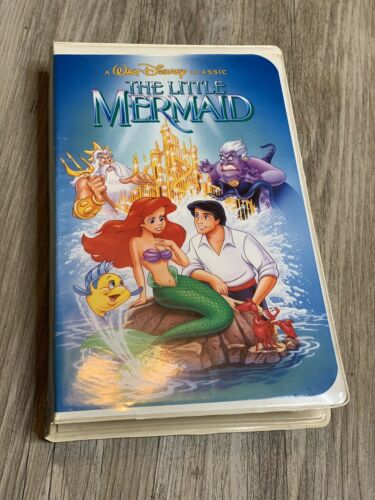 The Little Mermaid Walt Disney Classic VHS Black Diamond Collectors Banned Cover