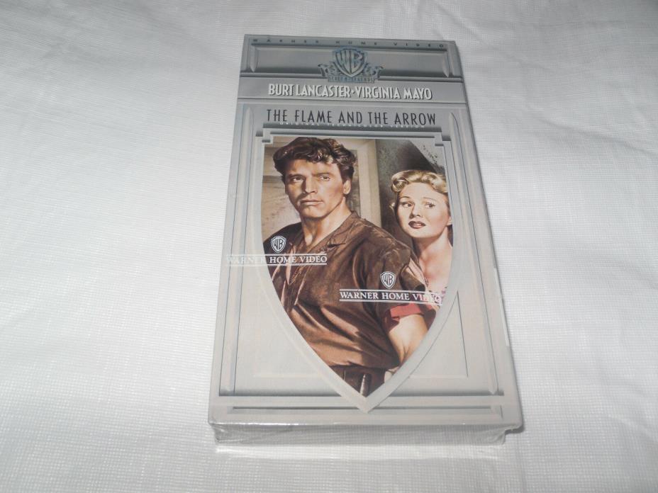 The Flame And The Arrow VHS Burt Lancaster New & Sealed