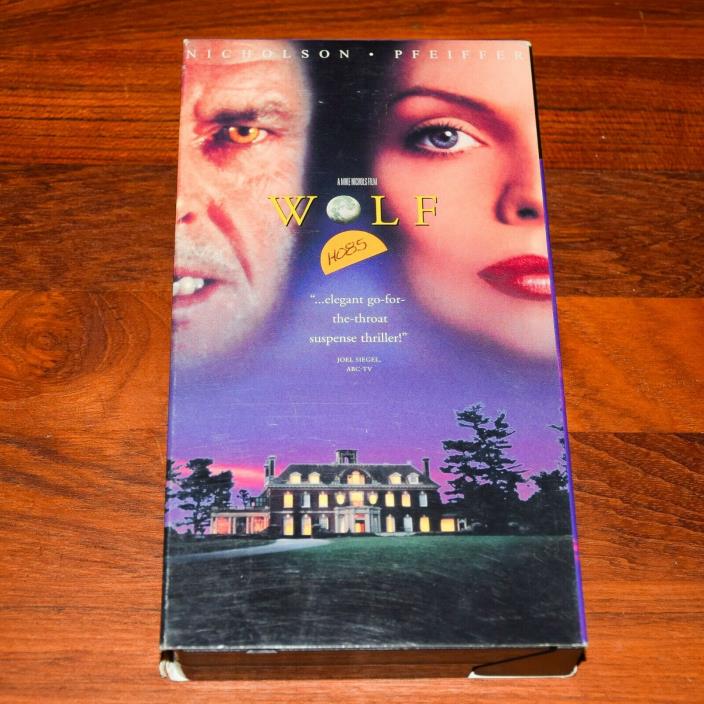 Wolf - Jack Nicholson, Michelle Pfieffer - VHS Horror