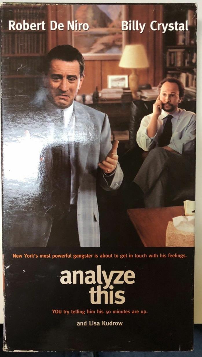 Analyze This VHS 1999 GD Billy Crystal