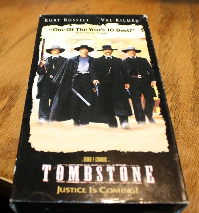 VHS Tombstone Kurt Russell