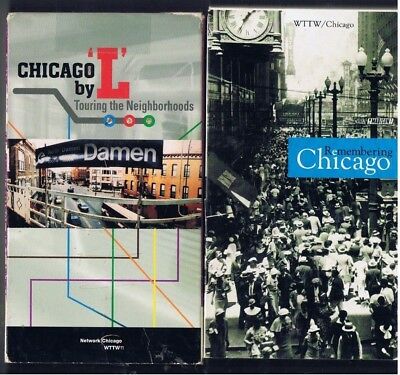 2 VHS Lot - Remembering Chicago & Chicago By 