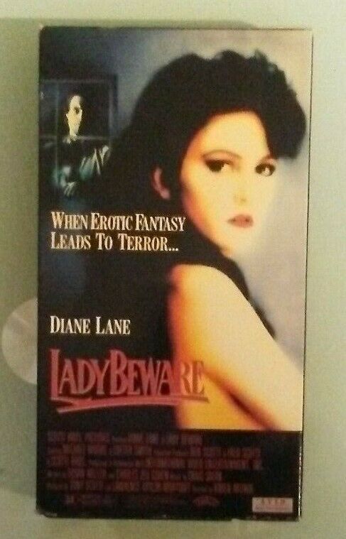 diane lane  LADY BEWARE  michael woods  VHS VIDEOTAPE