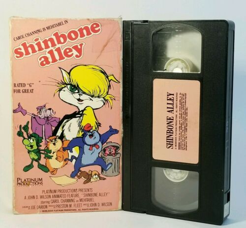 Shinbone Alley -1979 (VHS) Used Tested! Carol Channing, John Carradine, OOP