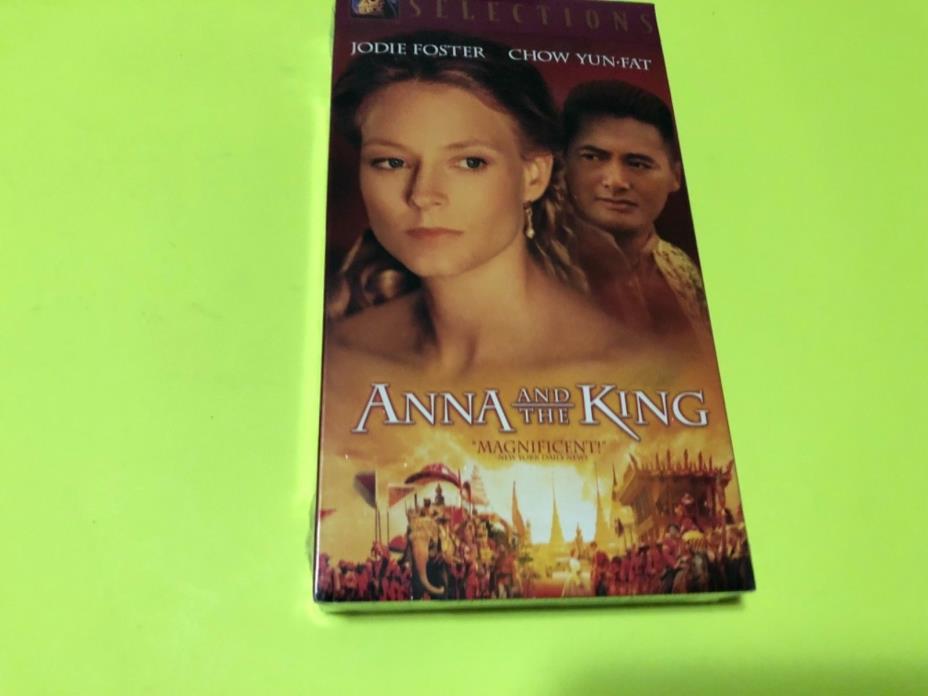 Anna and the King (VHS, 2000 reprint) New (Jodie Foster, Chow Yun-Fat)