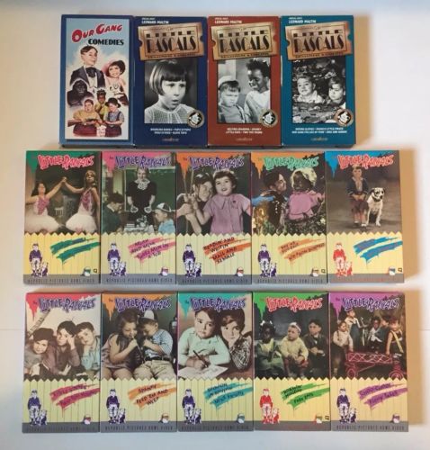 The Little Rascals VHS Collection 14 Tapes Our Gang Spanky Alfalfa Darla Porky