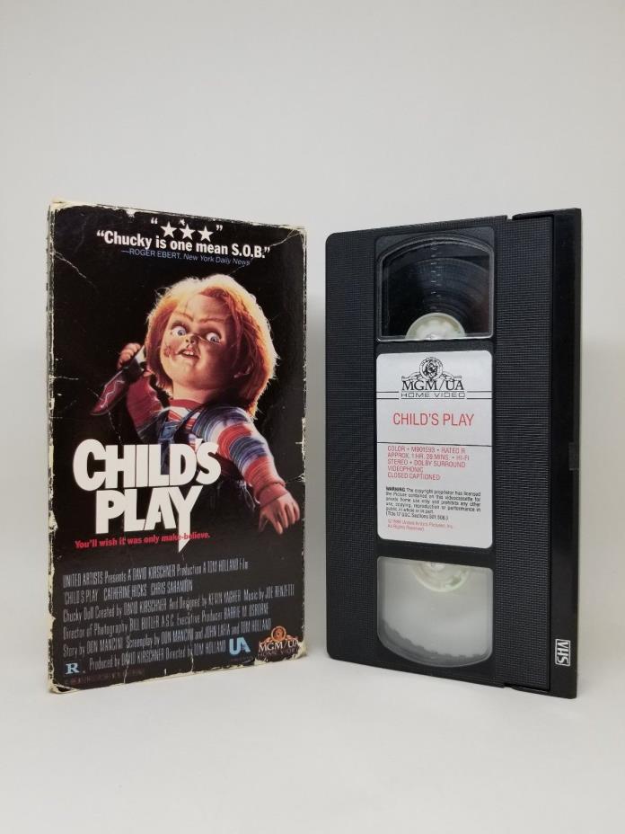 Child's Play - VHS - Original - MGM - WORKS!