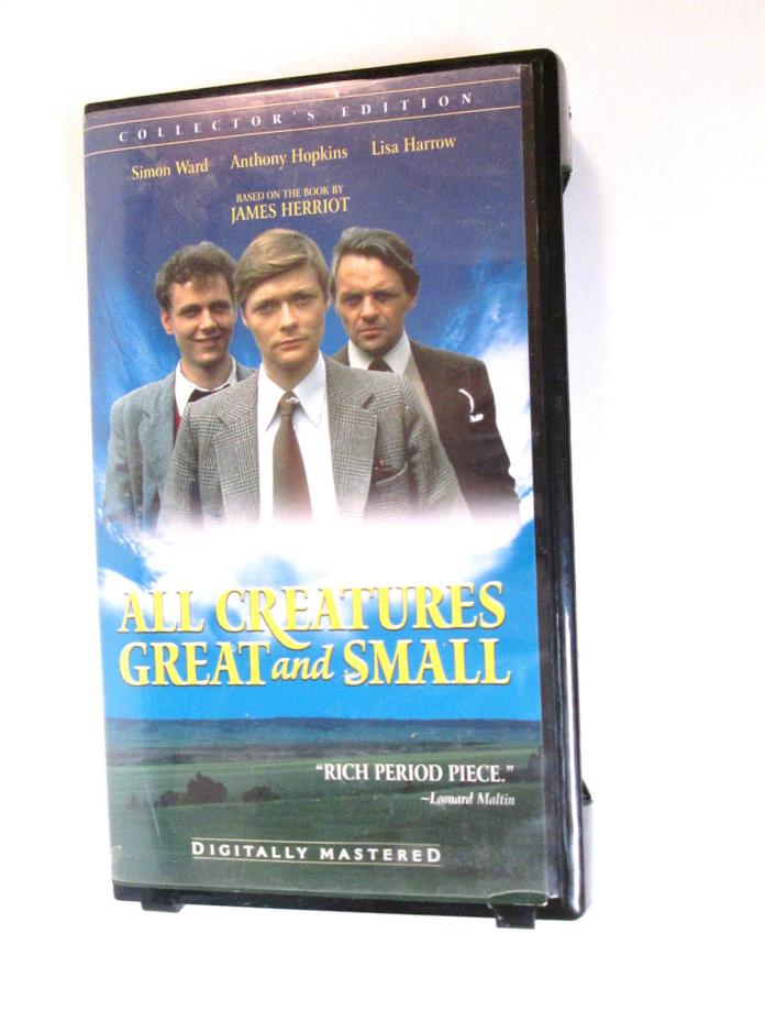 All Creatures Great and Small (VHS, 2000, Collector's Edition) James Herriot