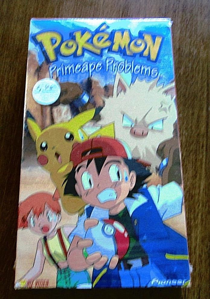 Pokemon Vol. 8: Primeape Problems (VHS 1999) OOP RARE