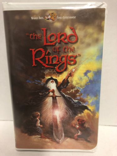 The Lord of the Rings VHS Animated Cartoon 1978 Bakshi Film (2001) Preowned