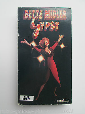 Gypsy (VHS, 1994) NTSC/US/CA (Bette Midler, Peter Riegert, Cynthia Gibb)