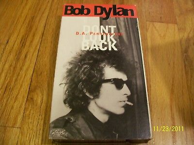 BOB DYLAN DON'T LOOK BACK VHS EXCELLENT DOCUMENTARY D.A. PENNEBAKER VERY RARE