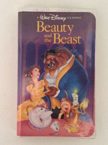 Beauty and the Beast 1992 Black Diamond VHS Christmas Lead 92 Free Shipping