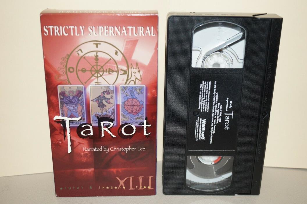 Strictly Supernatural - Tarot (VHS, 1999) Narrated by Christopher Lee