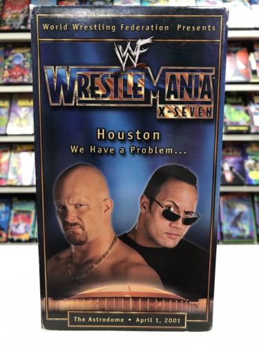 VHS WWF Wrestlemania 17 (2001) WWF WCW