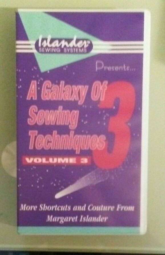 margaret islander systems A GALAXY OF SEWING TECHNIQUES volume 3  VHS VIDEOTAPE