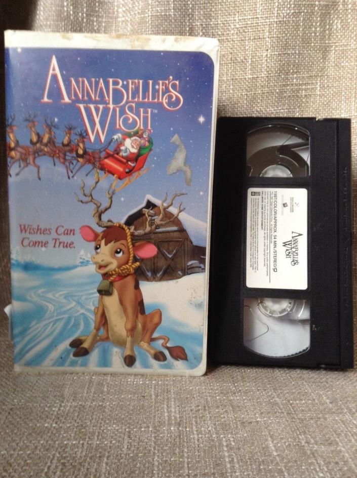 VHS~Annabelle's Wish~ 1997 ~ Christmas Holiday Classic