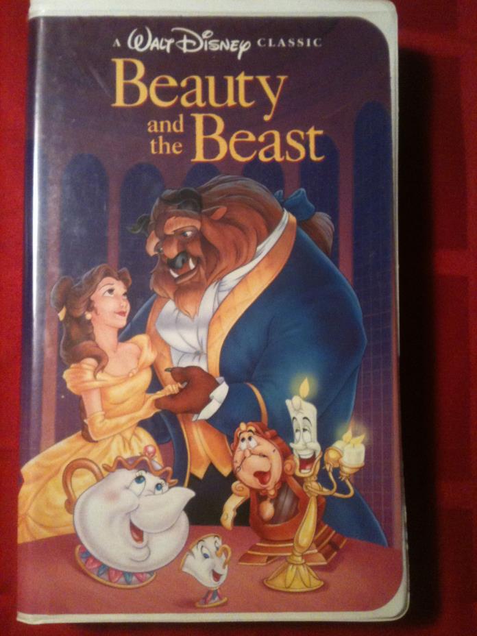 Beauty and the Beast (VHS, 1992) Black Diamond Disney Classics.  Single Owner