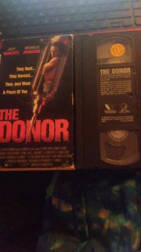 The Donor (VHS, 1995) Rare-Oop- Free Shipping