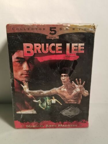 BRUCE LEE 5 Movies VHS Set Martial Arts Madness VCR 1997 Goodtimes Video