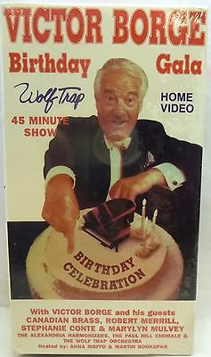 VICTOR BORGE BIRTHDAY GALA AT WOLF TRAP-VHS-NEW SEALED