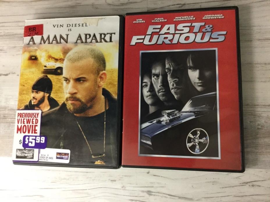 DVD lot Fast and Furious and A Man Apart
