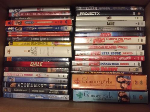 Lot  of 50 Used And New Dvds Movies And Tv Shows