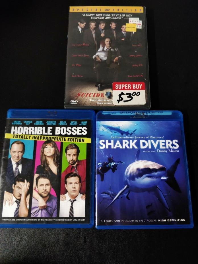 Lot of Movies: Horrible Bosses, Shark Divers and Suicide Kings