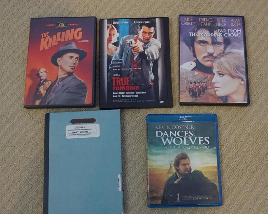 Lot of Five DVD's - All Great Movies