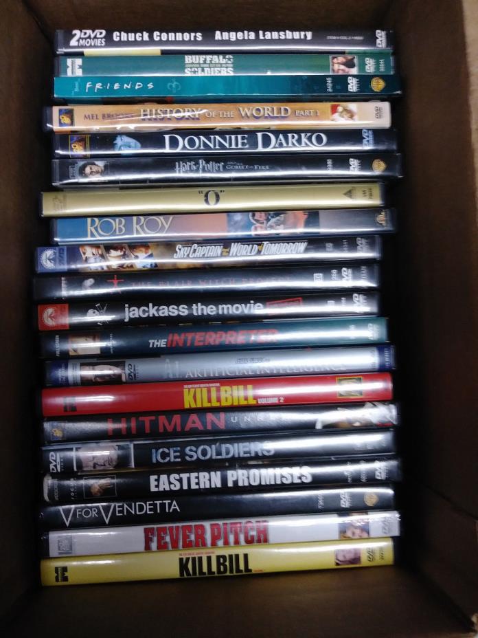Lot of 20 DVD Movies Free Shipping