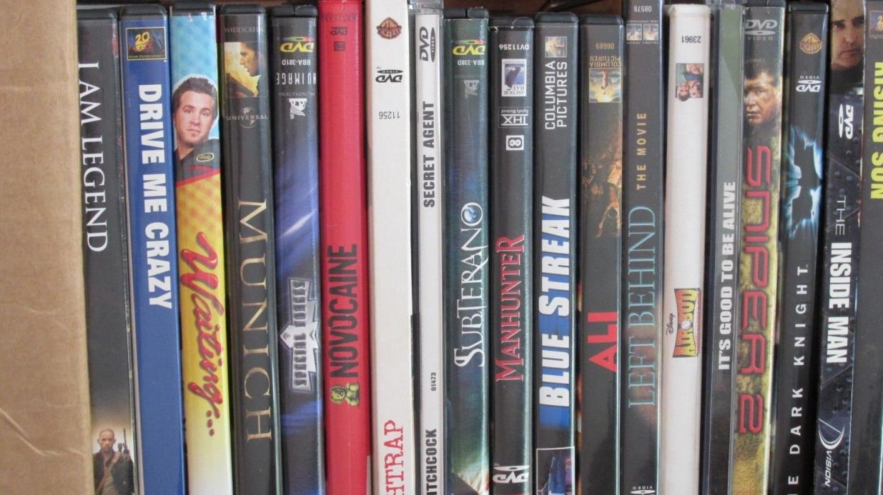 Wholesale Lot of 50 CD's Games Software DVDs FREE SHIPPING