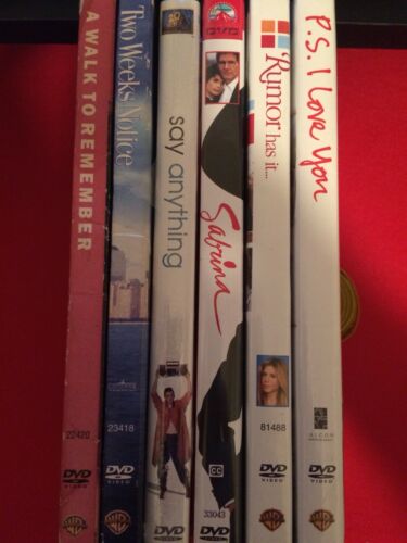 Huge Lot: Romantic Comedy DVDs A Walk to Remember Say Anything Two Weeks Notice