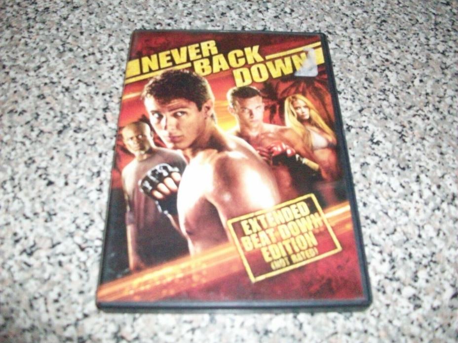 ACTION MOVIE: NEVER BACK DOWN!! USED & IN EXCELLENT CONDITION!!!