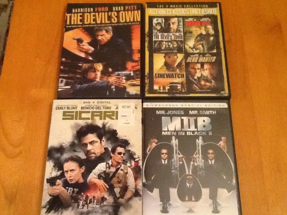 Collection of Seven Amazing Action Movies on DVD