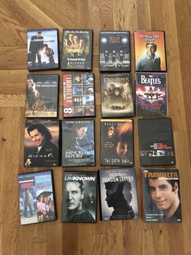 Lot Of 16 Dvd Movies Travolta Will Smith Tom Cruise More
