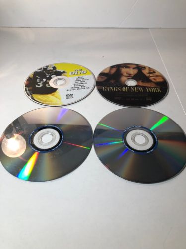 Lot of 4 Loose Random DVDs - The Bus/Gangs Of New York/Reba Season 3 Disc 1&2