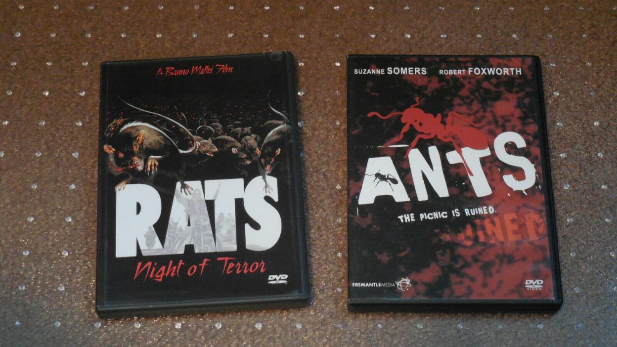 DVD Lot - Horror - Ants / Rats - Sommers - Richard Raymond - Mattei