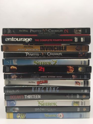 DVD MOVIES (USED LOT OF 13)