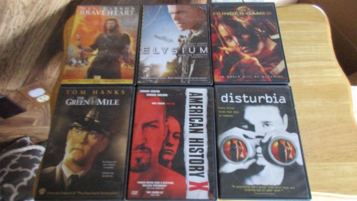 dvd lot 6 movies action adventure stk805
