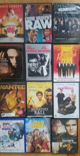 lot of 12 used DVDs Classic movies. Great films. Drama, comedy, collectable DVDs