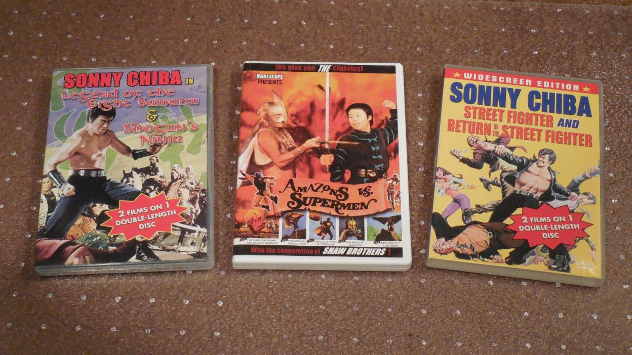 Sonny Chiba - DVD - Action / Martial Arts - Samurau / Ninja / Amazons Supermen