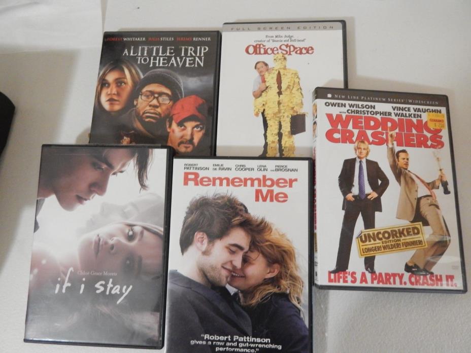 Lot of 5 Mixed Genre DVD's